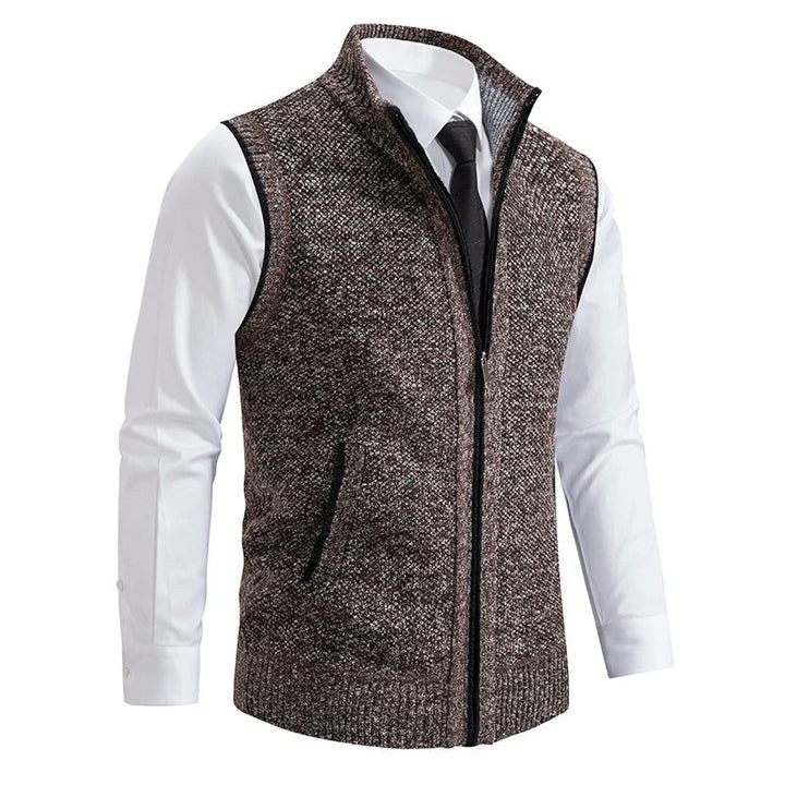 Kensington  Wool Full-Zip Vest