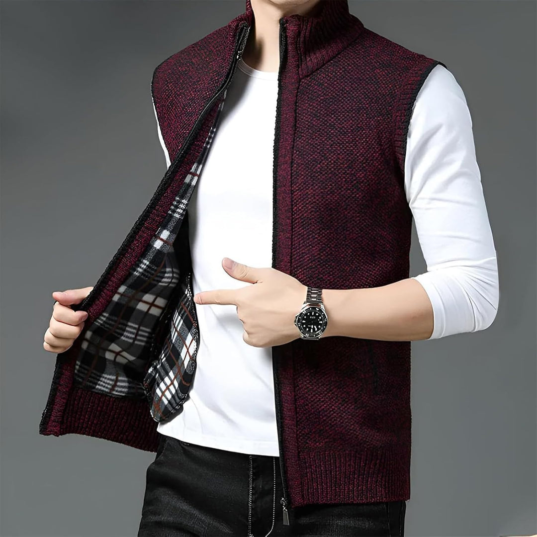 Kensington  Wool Full-Zip Vest