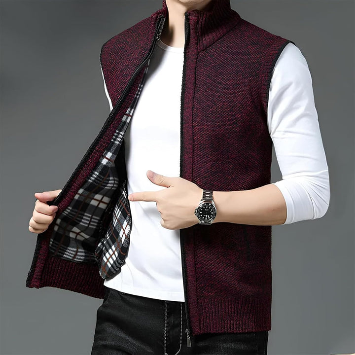 Kensington  Wool Full-Zip Vest