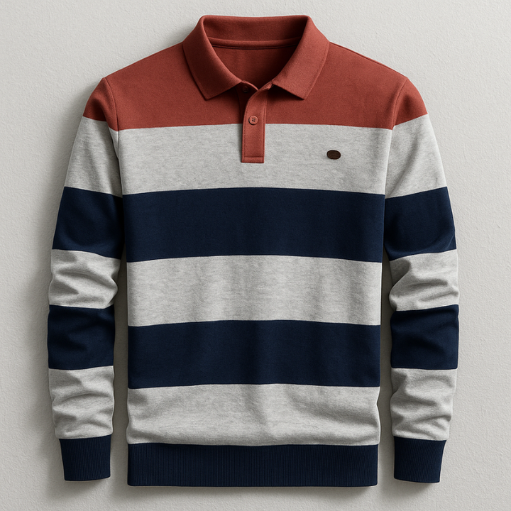 Refined Sporting Polo Sweater