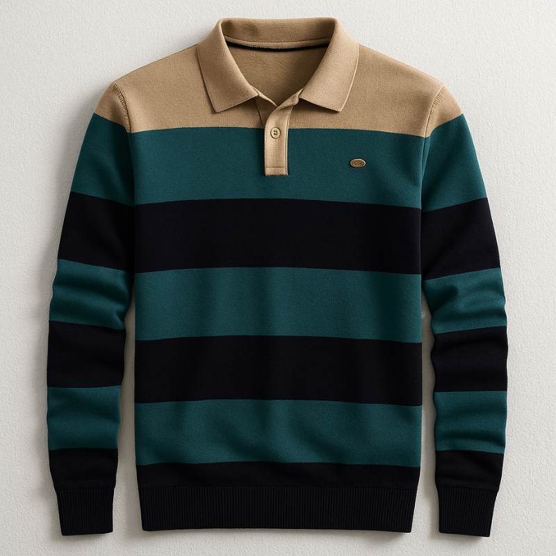 Refined Sporting Polo Sweater