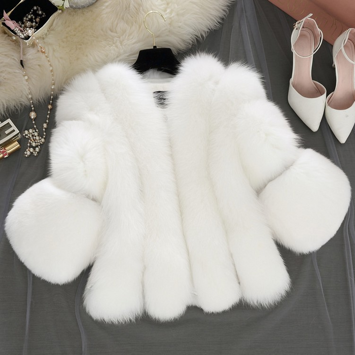 Parisian Faux Fur Statement Jacket