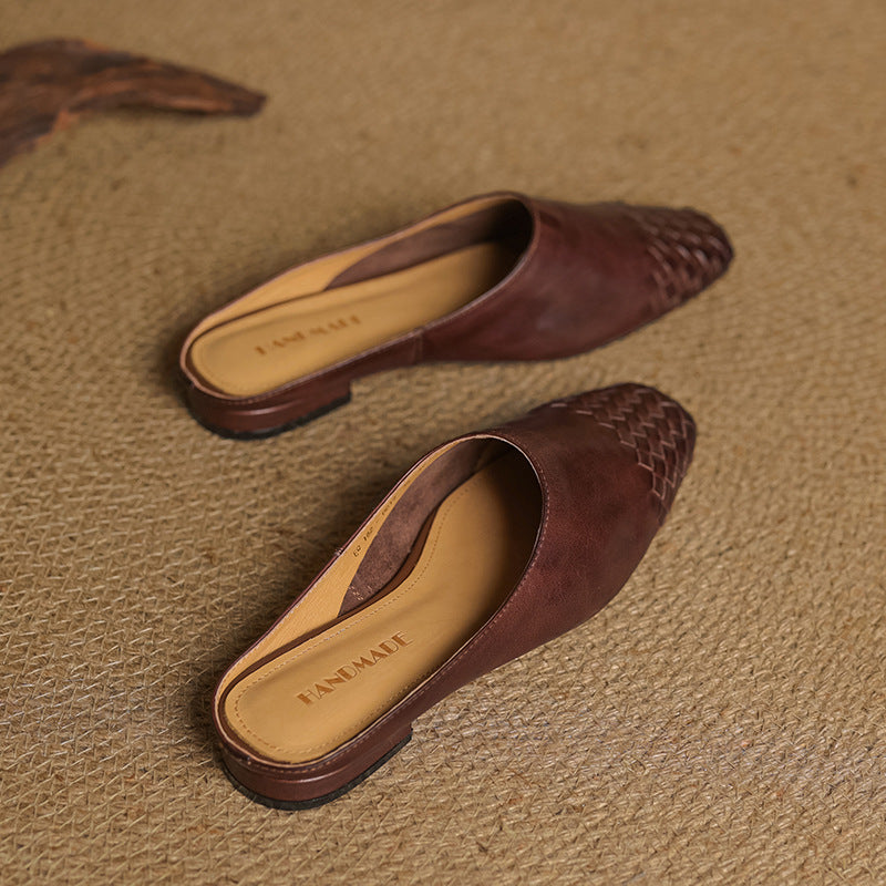 Milano Genuine Leather Mules