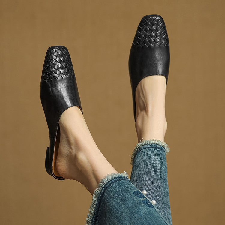 Milano Genuine Leather Mules