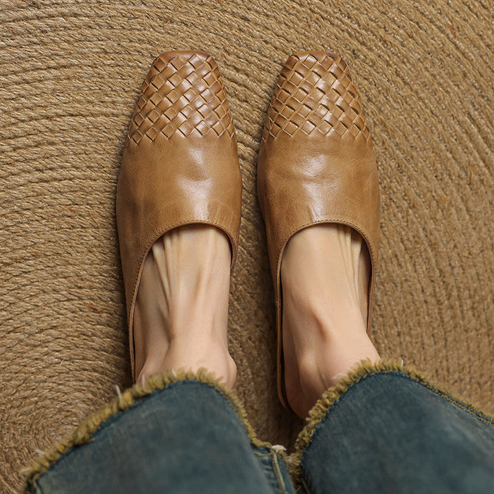 Milano Genuine Leather Mules