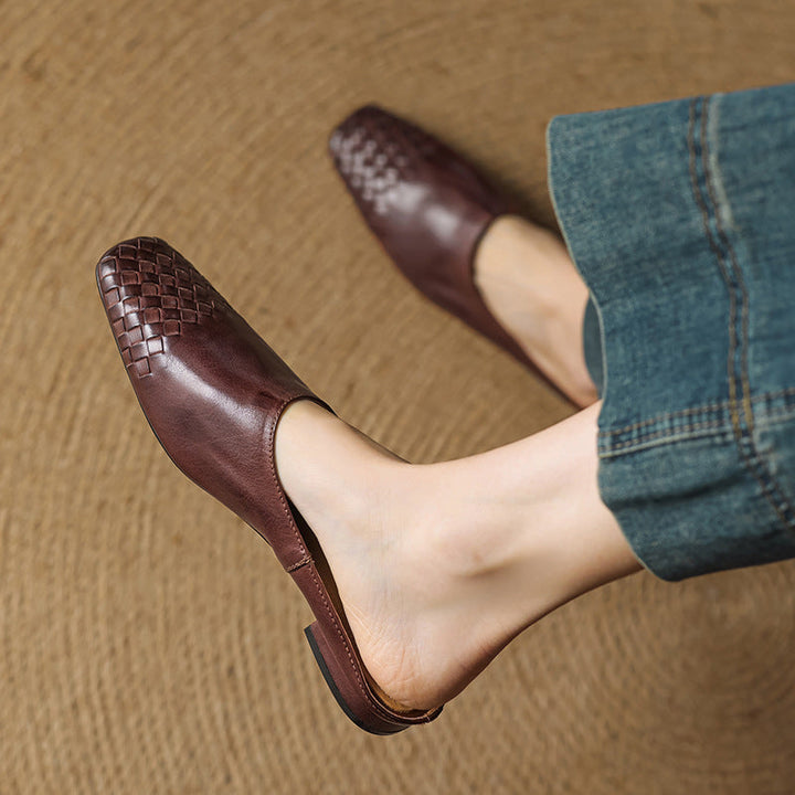 Milano Genuine Leather Mules