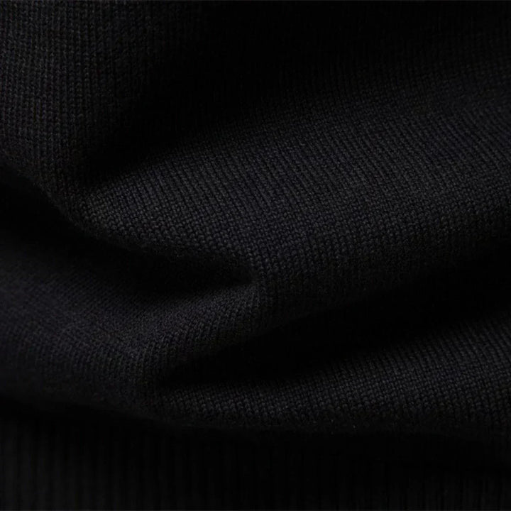 Heritage Diagonal Weave Mock Neck Pullover