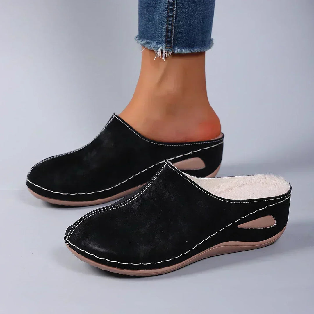 The Shearling-Lined Comfort Slipper