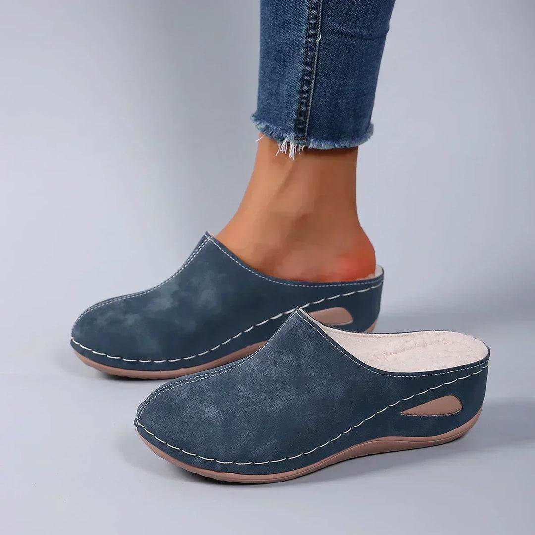 The Shearling-Lined Comfort Slipper