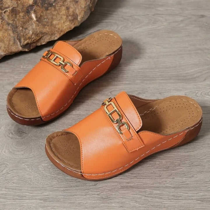 ComfiSteps™ Slope Heel Sandals