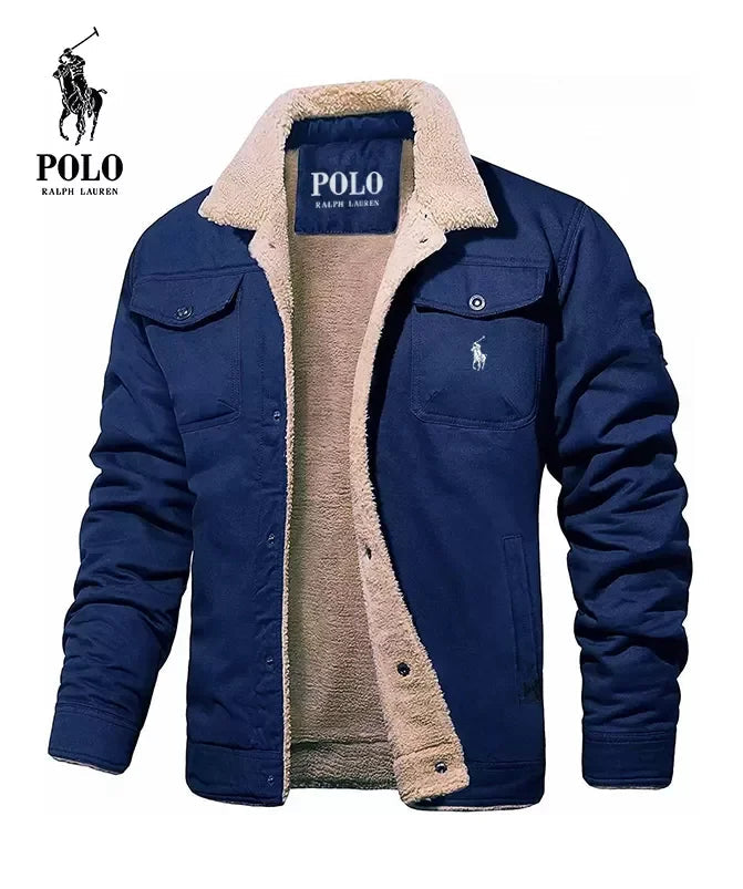 RL - Heritage jacket with sherpa lining