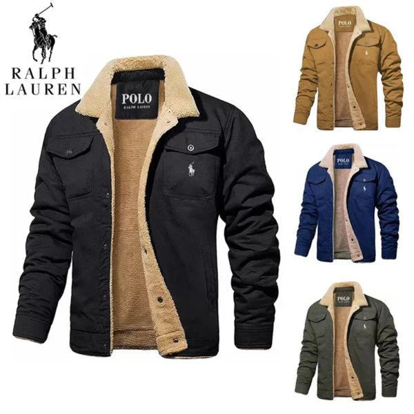 RL - Heritage jacket with sherpa lining