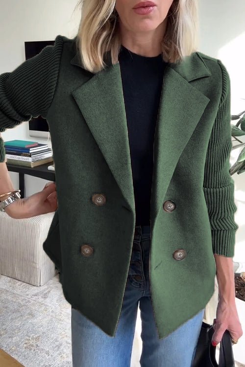 Bellamy Cashmere-Knit Casual Blazer