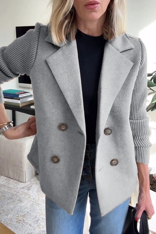 Bellamy Cashmere-Knit Casual Blazer