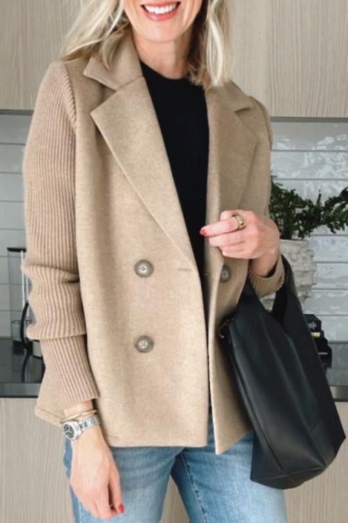 Bellamy Cashmere-Knit Casual Blazer