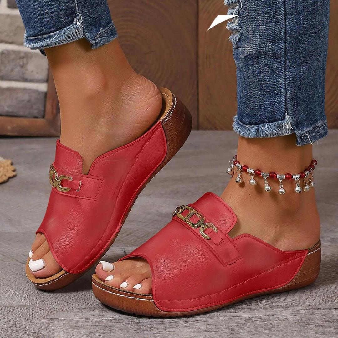 ComfiSteps™ Slope Heel Sandals